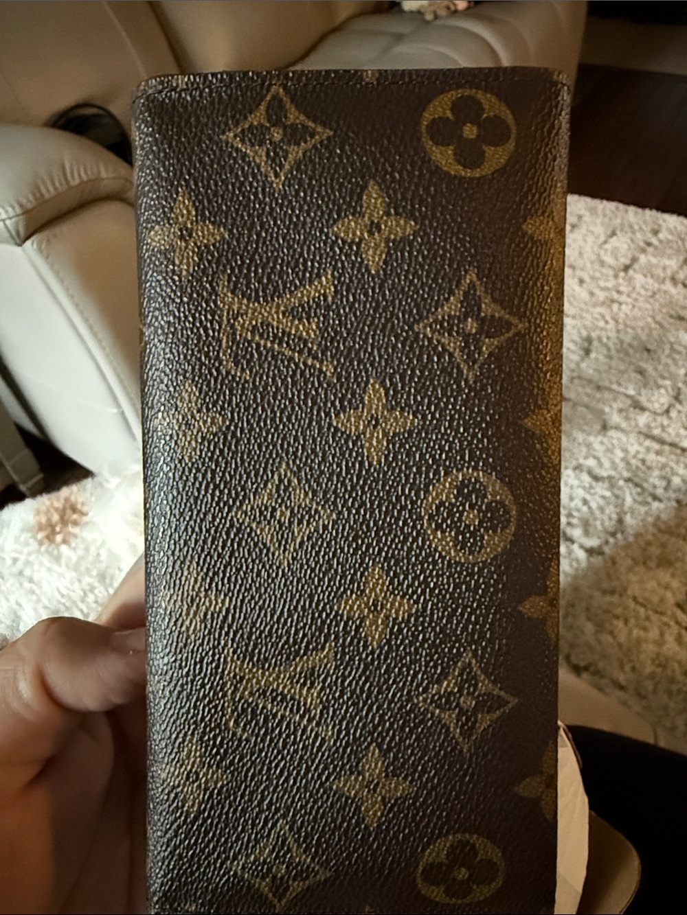 Louis Vuitton Monogram Continental Wallet with Red Interior - Picture 5 of 9